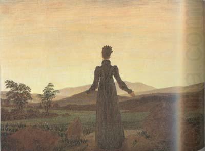 Woman Before the Setting Sun (mk10), Caspar David Friedrich